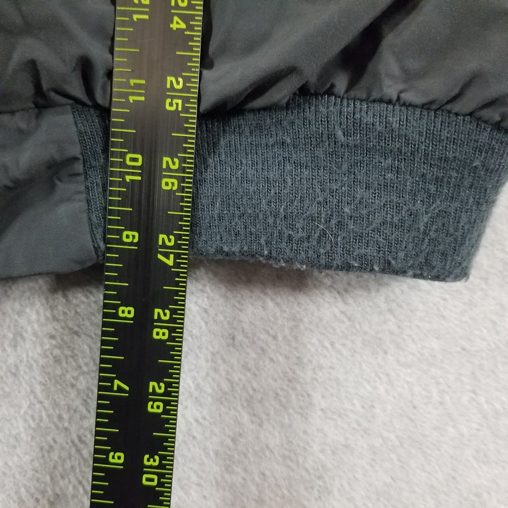 L.L. Bean Warm-up Jacket Mens Large Tall Gray Fleece Lined Made USA Distressed - Picture 15 of 15